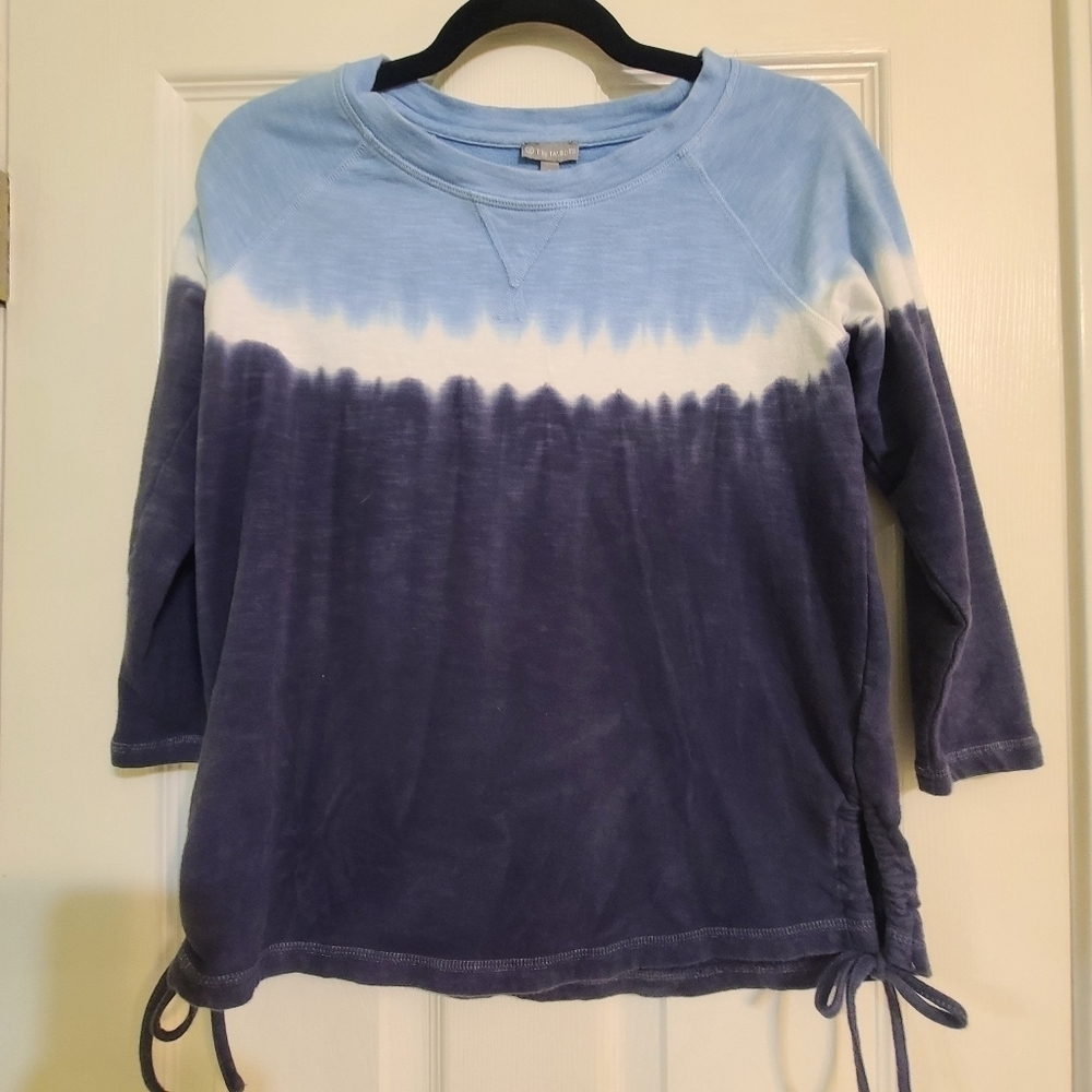 Tie dye tablets pullover sweater